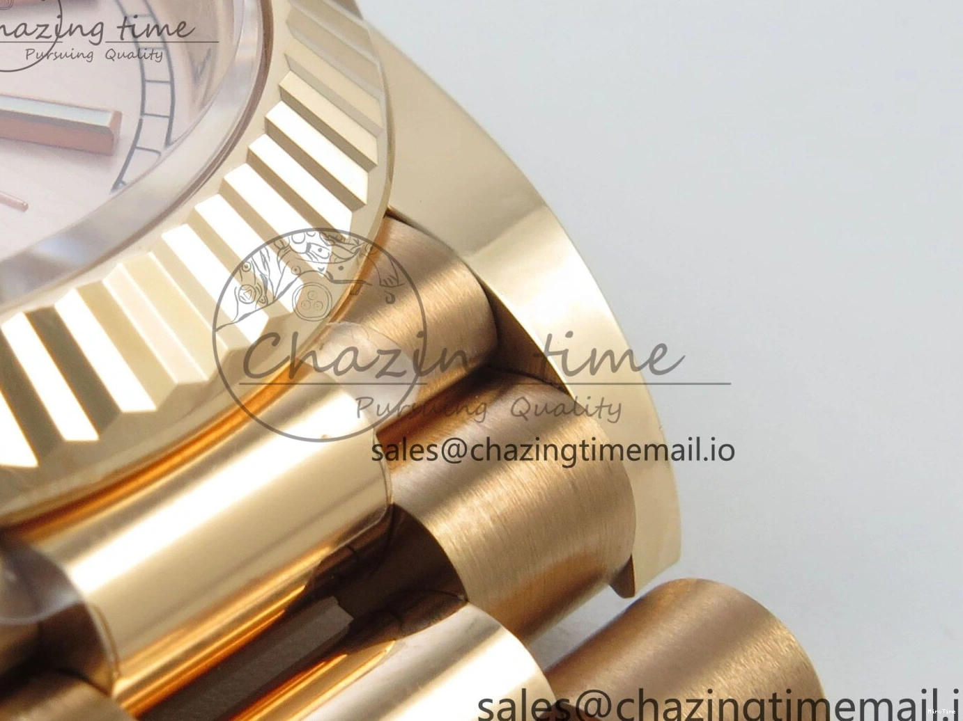 MiroTime 0113 Day Date 40 RG 228235 THBF 1:1 Best Edition RG Marker Dial on President Bracelet VR3255 V3 (Gain Weight) Seasonal 260